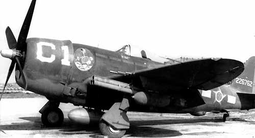 P-47D-25-RE do 1º GAvCa da Força Aérea Brasileira