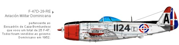 vista perfil do XP-47L