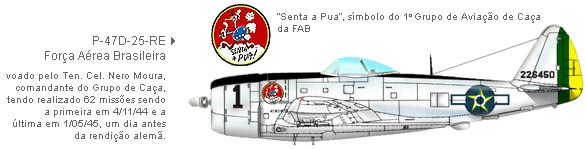 P-47D-25-RE da Força Aérea Brasileira (FAB)