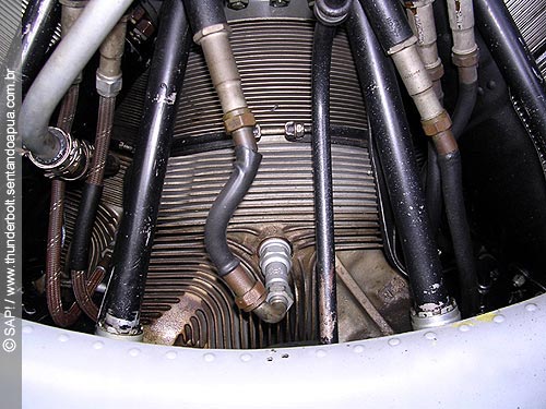 cilindros da primeira fila do motor